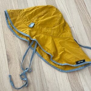 Kids Yellow Sun Hat Organic Cotton